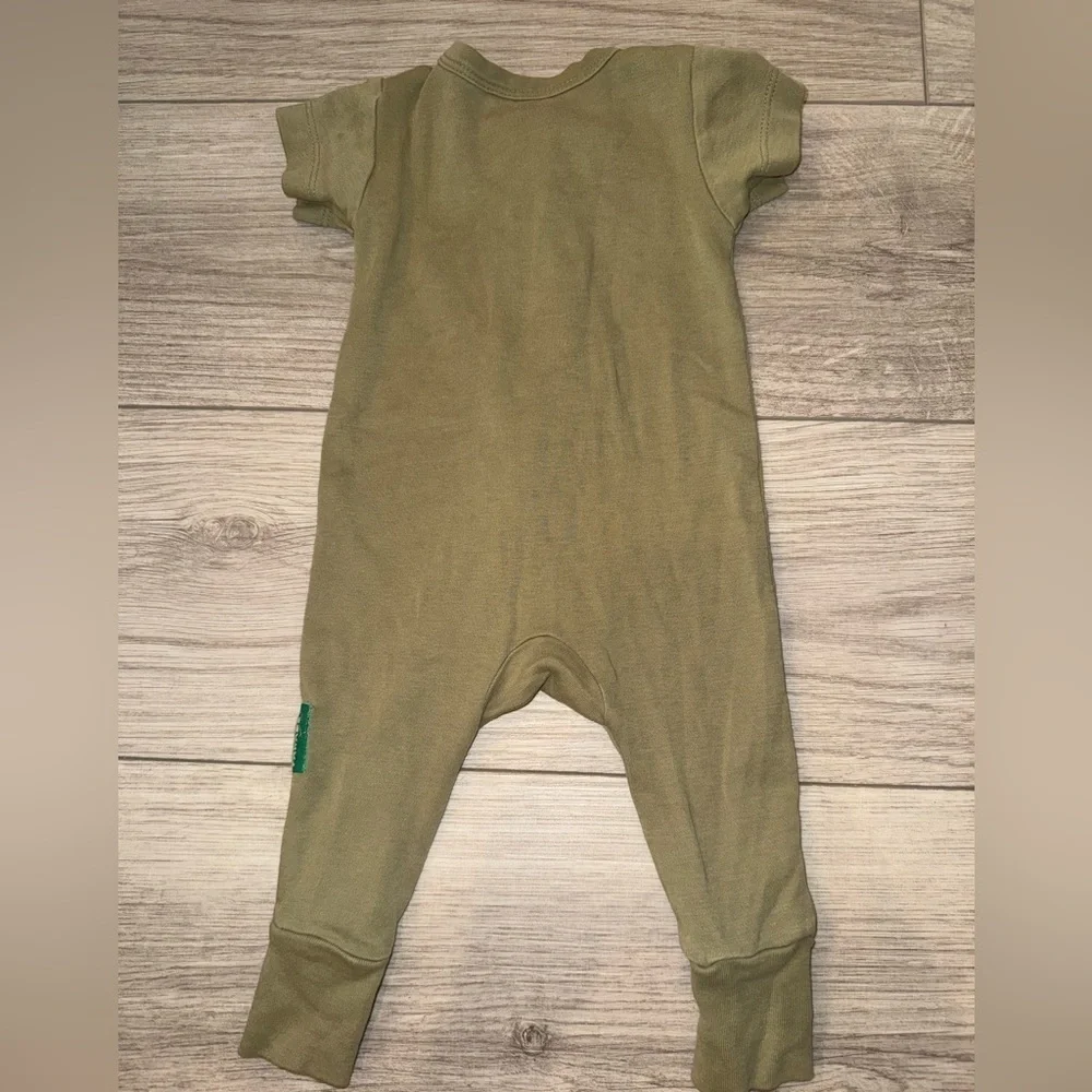 Olive Green Baby Boy One Piece